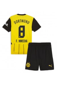 Borussia Dortmund Felix Nmecha #8 Babytruitje Thuis tenue Kind 2024-25 Korte Mouw (+ Korte broeken)